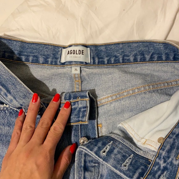 ARITZIA- 90S JEANS DISTRESSED SIZE 25 - Picture 5 of 11